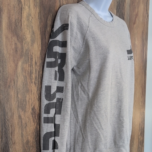 Surf Style Gray Crew Neck Sweatshirt Panama City Beach M - Picture 2 of 4